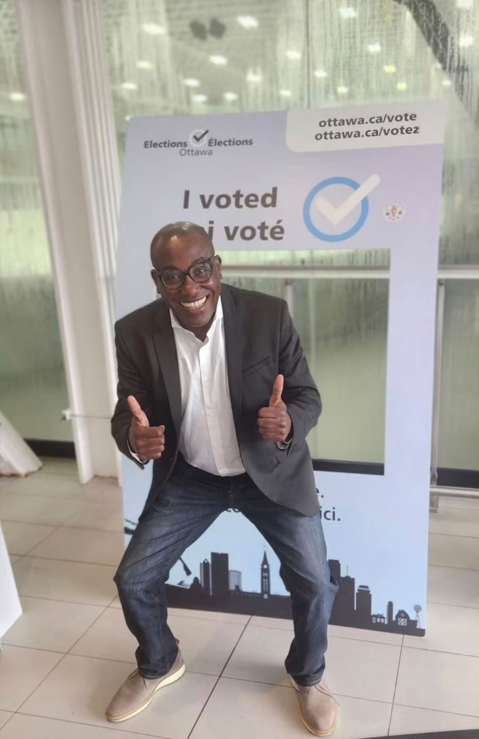 A moment at the polls